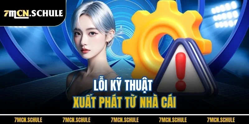 Lỗi kỹ thuật xuất phát từ nhà cái