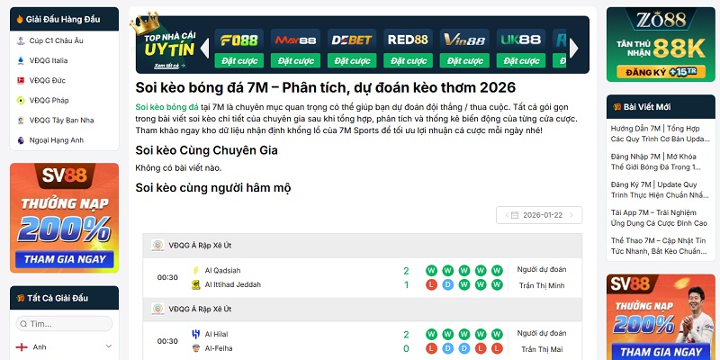 Soi kèo bóng đá 7M